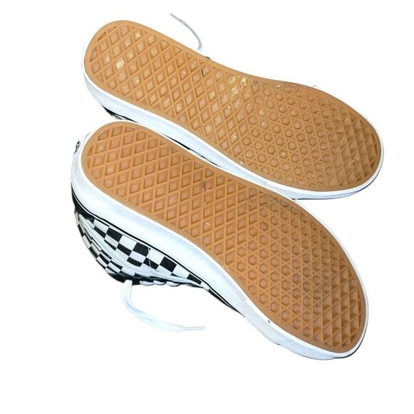 Nwot Vans Off The Wall Sk8Hi High Top Black Checkerboard Unisex Sneaker 7.5 9 - Picture 7 of 11